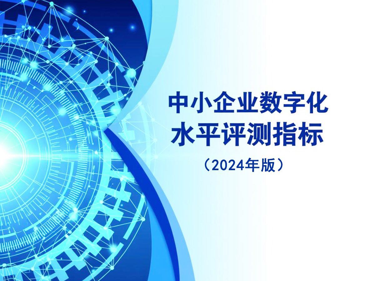 中小企业数字化水平评测指标（2024年版）