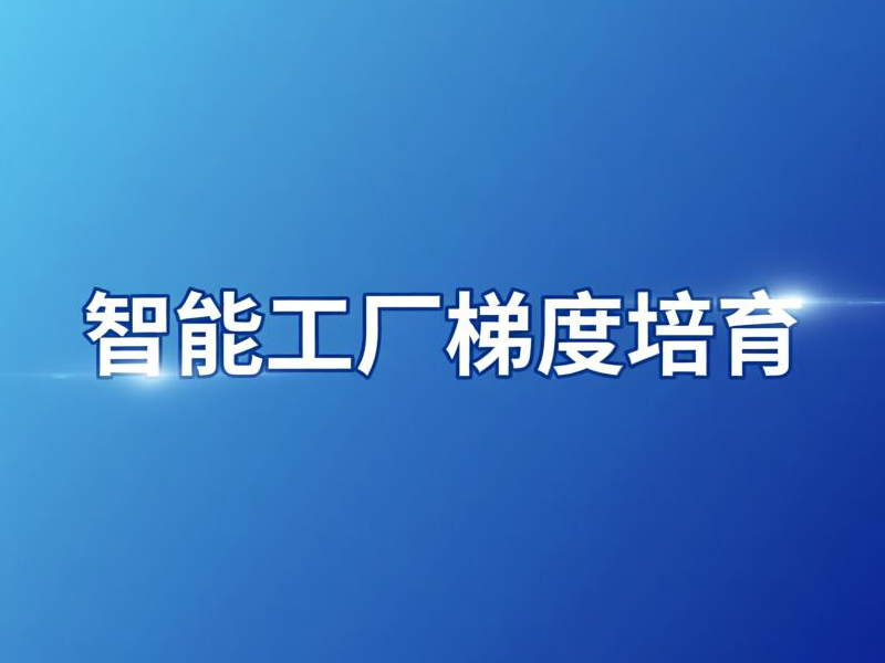 关于开展2025年度智能工厂梯度培育行动的通知