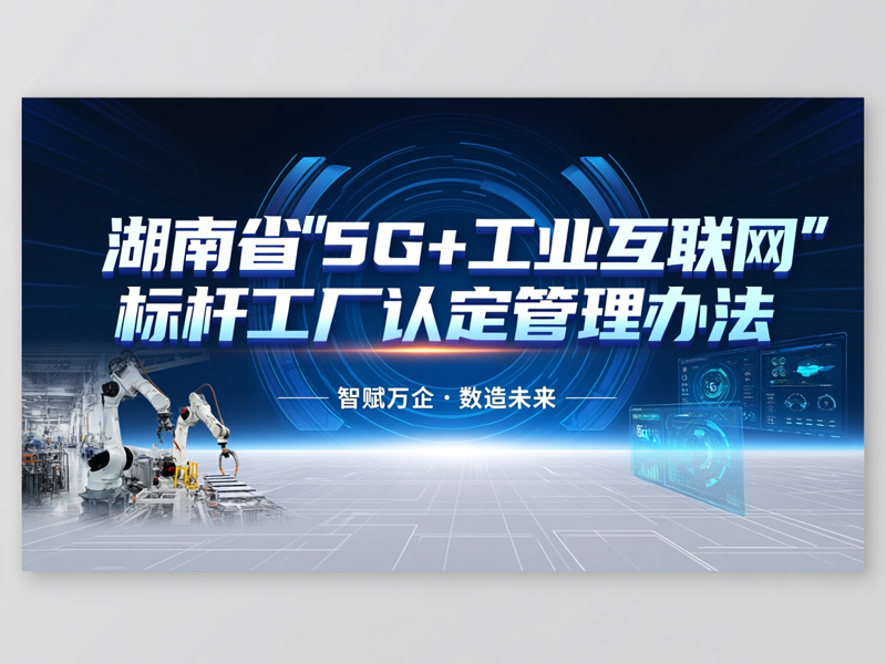 湖南省“5G+工业互联网”标杆工厂认定管理办法