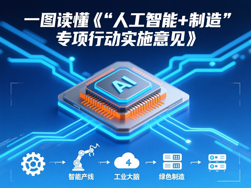 一图读懂《“人工智能+制造”专项行动实施意见》